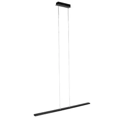 Moderne Hängelampe schwarz 90 cm inkl. LED - Banda