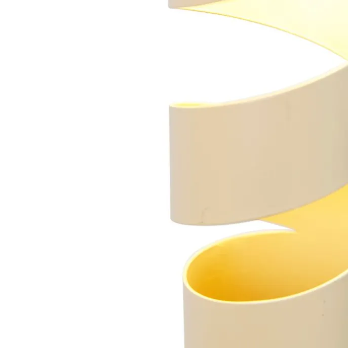 Moderne Hängelampe schwarz mit Taupe und Beige 6-flammig - Stream