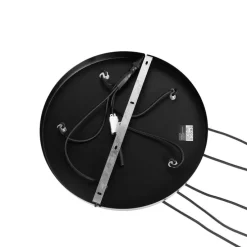 Moderne Hängelampe schwarz mit Rauchglas 5 Lichter - Stavelot