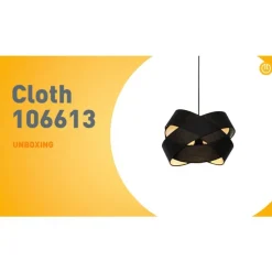 Moderne Hängelampe schwarz - Stoff