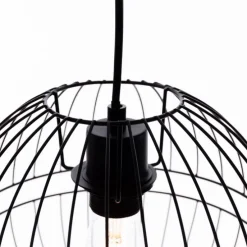 Moderne Hängelampe schwarz 3-flammig - Sphaera