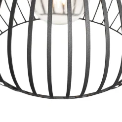 Moderne Hängelampe schwarz 38 cm - Saffira