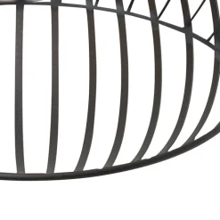 Moderne Hängelampe schwarz 38 cm - Saffira