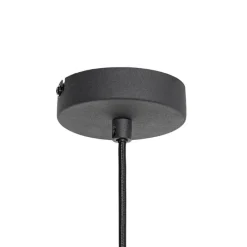 Moderne Hängelampe schwarz 38 cm - Saffira