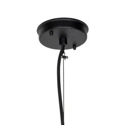 Moderne Hängelampe Schwarz mit Glas IP44 - Jarra