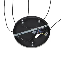 Moderne Hängelampe schwarz 35 cm 5-Licht - Facil