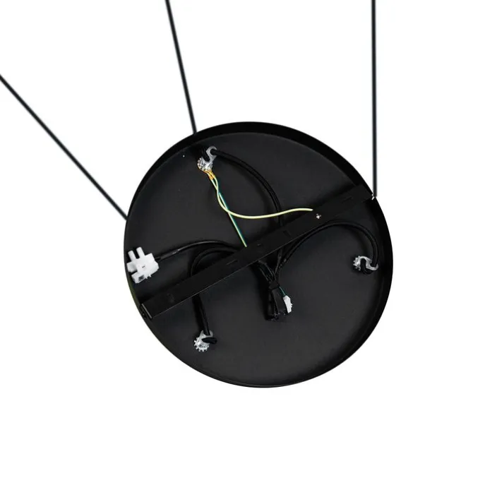 Moderne Hängelampe schwarz mit Rauchglas 3-flammig - Clayton