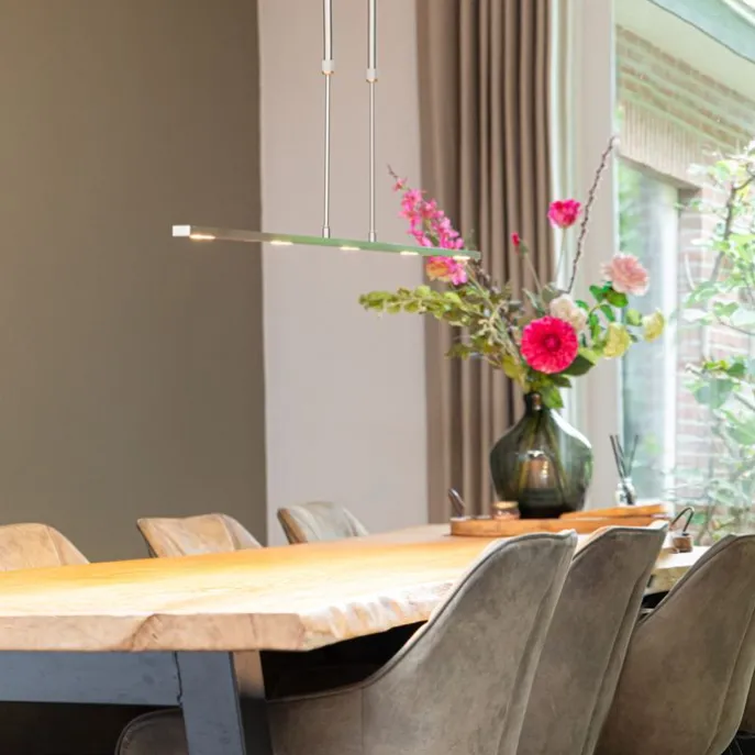 Moderne Hängelampe Stahl inkl. LED, verstellbar - Bold