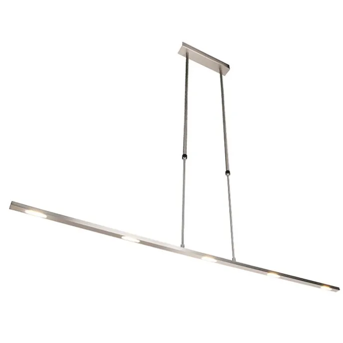 Moderne Hängelampe Stahl inkl. LED, verstellbar - Bold