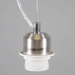 Moderne Hängelampe Stahl mit Schirm 45 cm schwarz - Cappo 1