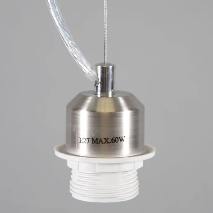 Moderne Hängelampe Stahl mit Schirm 45 cm schwarz - Cappo 1