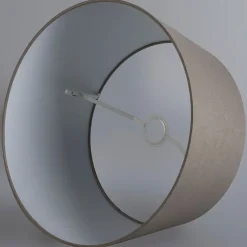 Moderne Hängelampe Stahl mit Schirm 45 cm taupe - Cappo 1