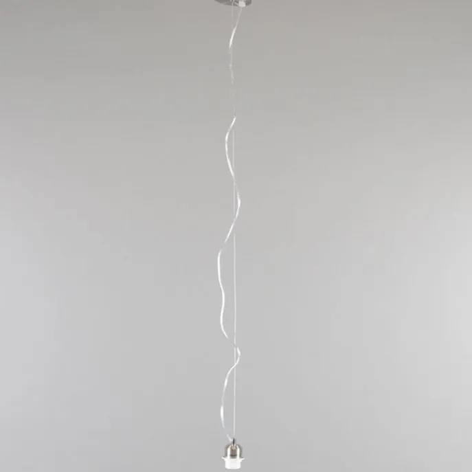 Moderne Hängelampe Stahl mit Schirm 45 cm taupe - Cappo 1