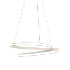 Moderne Hängelampe weiß 74 cm inkl. LED dimmbar - Rowan