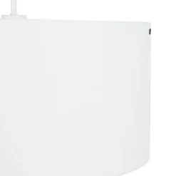 Moderne Hängelampe weiß mit weißem Schirm 50 cm - Combi 1