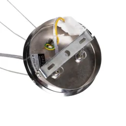 Moderne Hängelampe Weiß mit Silber 70cm - Magna