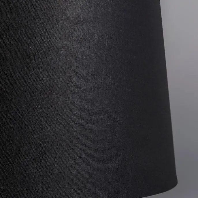 Moderne Hängelampe weiß mit Schirm 45 cm schwarz - Combi 1