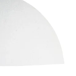 Moderne Hängelampe weiß mit Silber 50cm - Magna