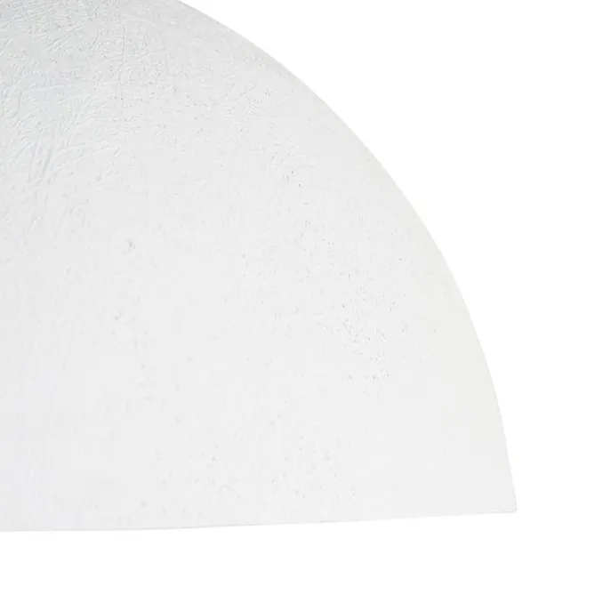 Moderne Hängelampe weiß mit Silber 50cm - Magna