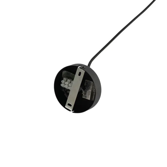 Moderne Hängelampe Weiß mit Schwarz - Cloth