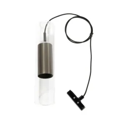 Moderne Hängeleuchte Gunmetal für 1-phasiges Schienensystem - Iconic Lloyd