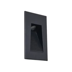 Moderne LED-Wandeinbauleuchte Schwarz 7cm inkl. LED IP65 - Trem