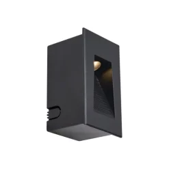 Moderne LED-Wandeinbauleuchte Schwarz 7cm inkl. LED IP65 - Trem
