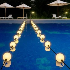 Moderne Lichterkette für den Außenbereich 16 m inkl. LED 28 Lichter - Malai