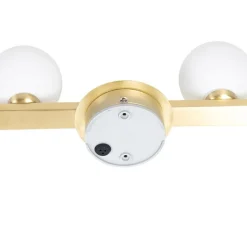 Moderne Messing-Deckenleuchte IP44 4-flammig - Cederic