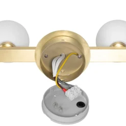 Moderne Messing-Deckenleuchte IP44 4-flammig - Cederic