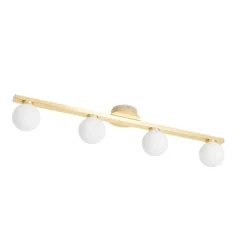 Moderne Messing-Deckenleuchte IP44 4-flammig - Cederic