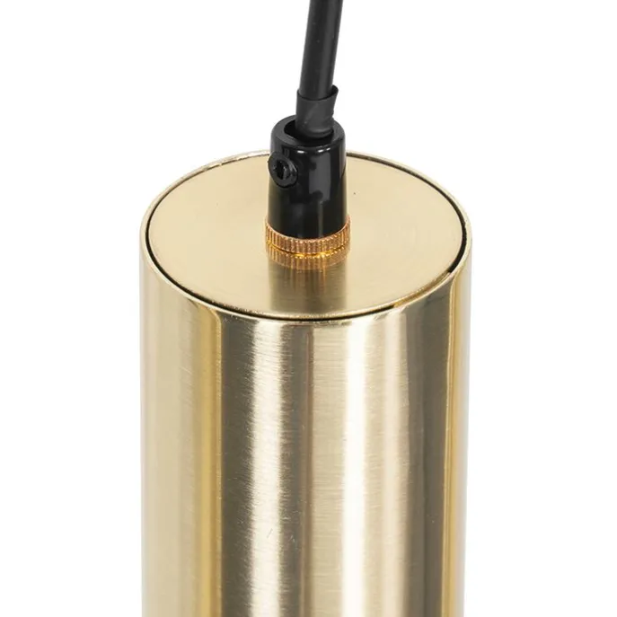 Moderne Messing-Hängelampe 5-flammig - Jeana