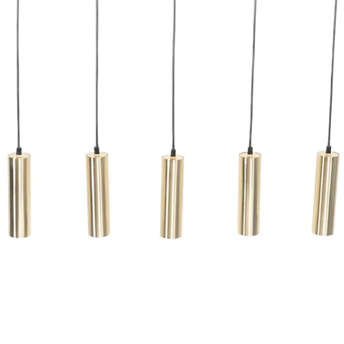 Moderne Messing-Hängelampe 5-flammig - Jeana