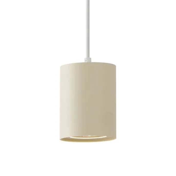 Moderne Pendelleuchte Beige mit Weiß für Schienensystem 1-phasig GU10 70mm - Iconic Holt