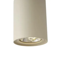 Moderne Pendelleuchte Beige mit Weiß für Schienensystem 1-phasig GU10 70mm - Iconic Holt