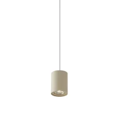 Moderne Pendelleuchte Beige mit Weiß für Schienensystem 1-phasig GU10 70mm - Iconic Holt