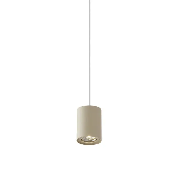 Moderne Pendelleuchte Beige mit Weiß für Schienensystem 1-phasig GU10 70mm - Iconic Holt