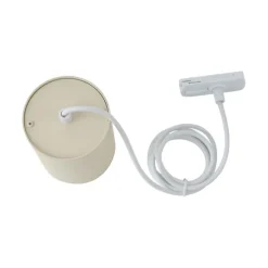 Moderne Pendelleuchte Beige mit Weiß für Schienensystem 1-phasig GU10 70mm - Iconic Holt