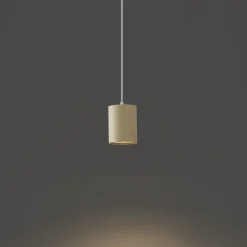 Moderne Pendelleuchte Beige mit Weiß für Schienensystem 1-phasig GU10 70mm - Iconic Holt