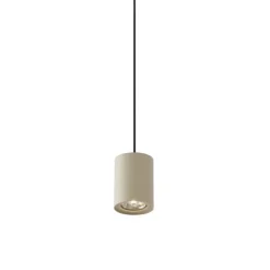 Moderne Pendelleuchte Beige mit Schwarz für Schienensystem 1-phasig GU10 70mm - Iconic Holt