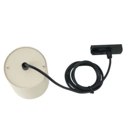 Moderne Pendelleuchte Beige mit Schwarz für Schienensystem 1-phasig GU10 70mm - Iconic Holt