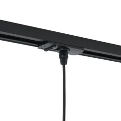 Moderne Pendelleuchte Bronze mit Klarglas für 1-Phasen-Schienensystem - Iconic Lava