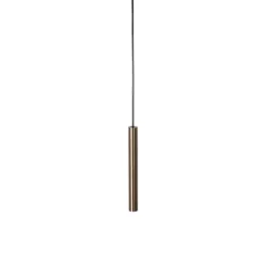 Moderne Pendelleuchte Dunkelbronze für 1-phasiges Schienensystem - Slimline Keno