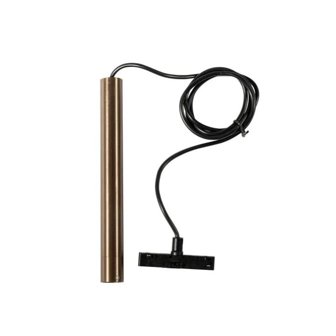 Moderne Pendelleuchte Dunkelbronze für 1-phasiges Schienensystem - Slimline Keno