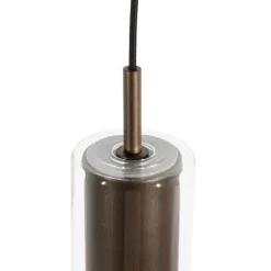 Moderne Pendelleuchte Dunkelbronze für Schienensystem 1-phasig - Iconic Lloyd