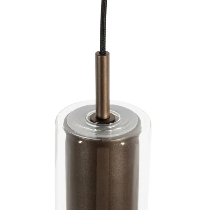 Moderne Pendelleuchte Dunkelbronze für Schienensystem 1-phasig - Iconic Lloyd