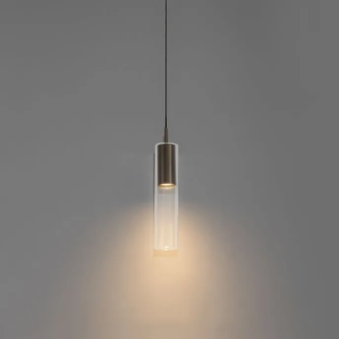 Moderne Pendelleuchte Dunkelbronze für Schienensystem 1-phasig - Iconic Lloyd