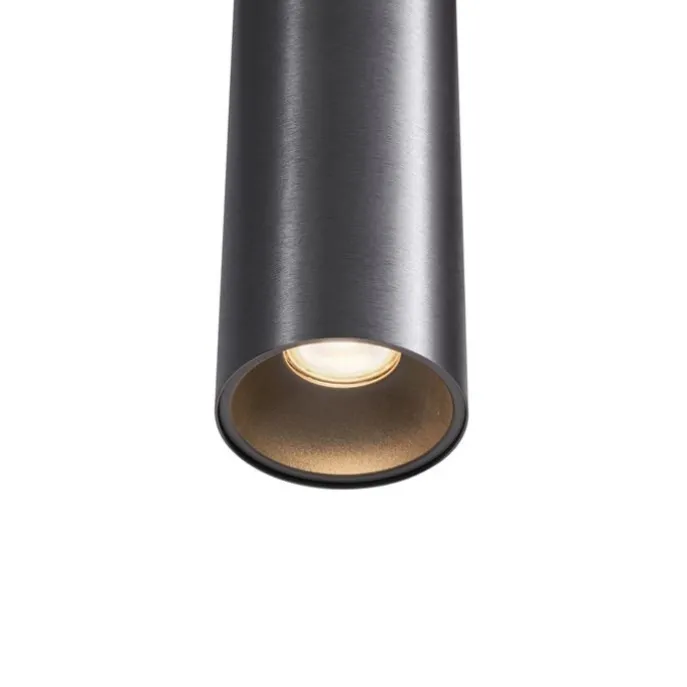Moderne Pendelleuchte Gunmetal GU10 50mm - Tubo
