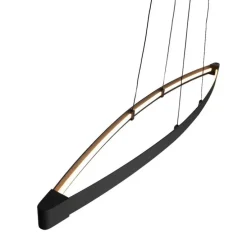 Moderne Pendelleuchte schwarz inkl. LED 3-stufig dimmbar - Dasha