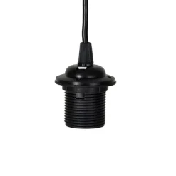 Moderne Pendelleuchte schwarz ohne Schirm - Stenley